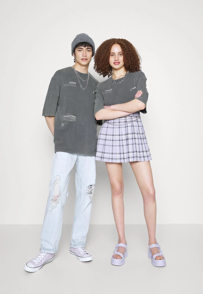 YOURTURN UNISEX - T-shirt Con Stampa - Grey 4 YOURTURN UNISEX - T-shirt Con Stampa - Grey - immagine 2