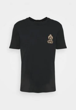 YOURTURN UNISEX - T-shirt Con Stampa - Black/yellow -Sconto YOURTURN in Italia cb0e6677bf224865b91833429ee03977