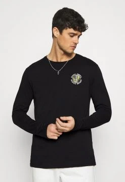 YOURTURN Unisex Maglietta A Manica Lunga - Black