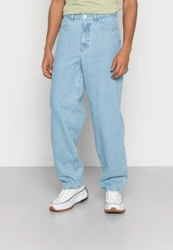 YOURTURN UNISEX BAGGY CARPENTER DENIM - Jeans Baggy - Light Blue Denim
