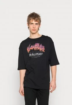 YOURTURN UNKNOWN DESTINATION GRAPHIC T-SHIRT UNISEX - T-shirt Con Stampa - Black