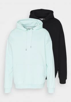 YOURTURN UNISEX 2 PACK - Felpa Con Cappuccio - Black/mint -Sconto YOURTURN in Italia d48eda3a2a1a4933a826b17f7f0a21bd