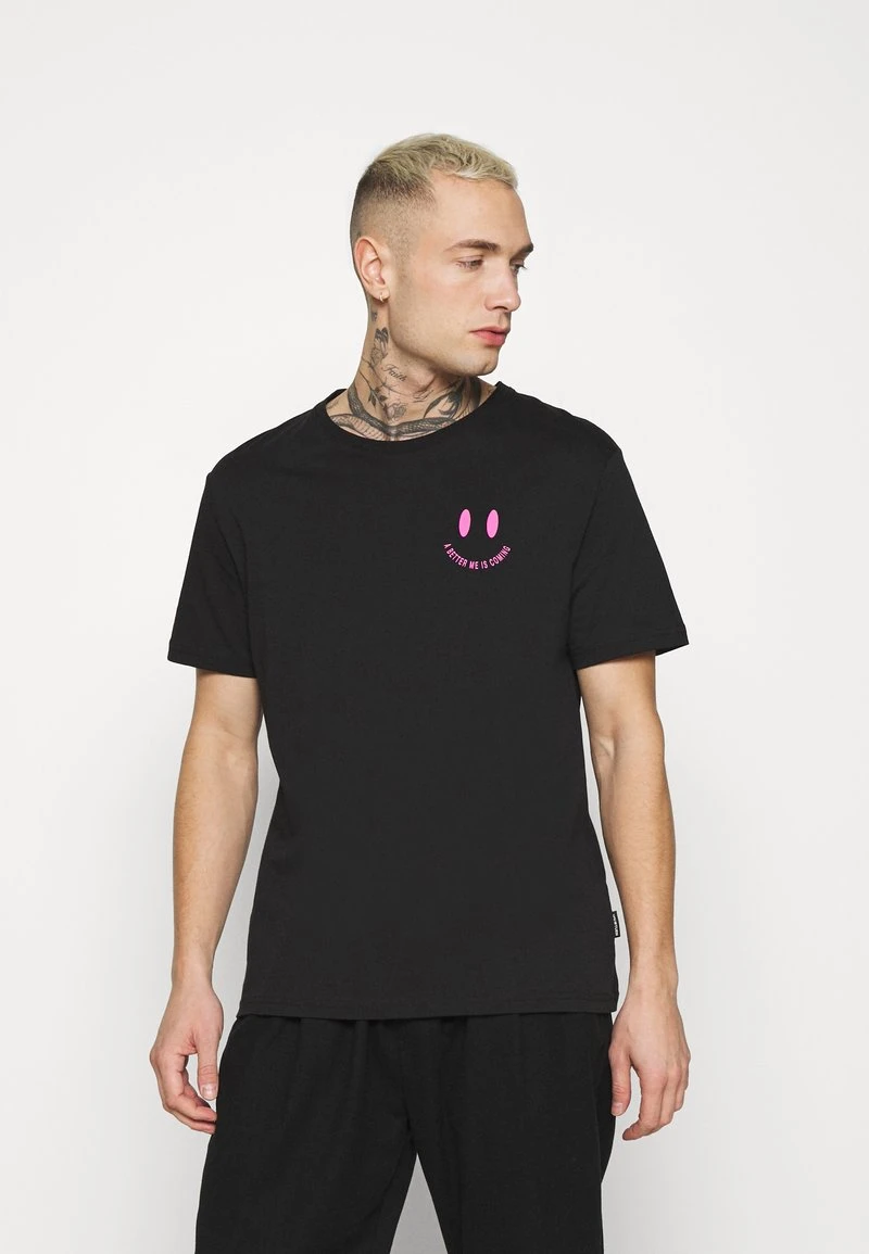 YOURTURN Unisex T-shirt Con Stampa - Black 5 YOURTURN Unisex T-shirt Con Stampa - Black - immagine 3