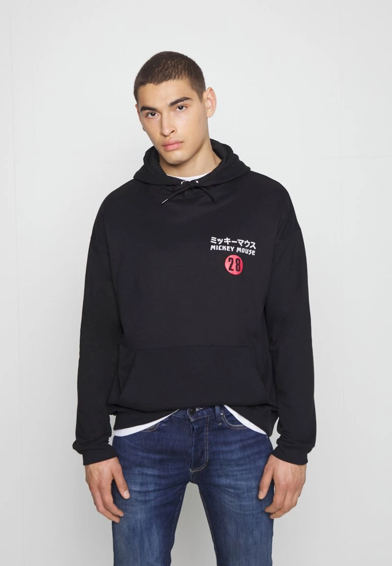 YOURTURN MICKEY BALL HOODIE UNISEX - Felpa Con Cappuccio - Black 5 YOURTURN MICKEY BALL HOODIE UNISEX - Felpa Con Cappuccio - Black - immagine 3