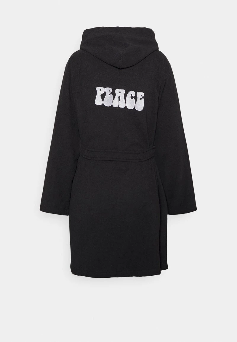 YOURTURN Accappatoio - Black/white, Uomo 4 YOURTURN Accappatoio - Black/white, Uomo - immagine 2