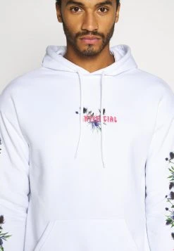 YOURTURN UNISEX - Felpa Con Cappuccio - White -Sconto YOURTURN in Italia fd60656acbc54b2d8ea29f02f5df780d